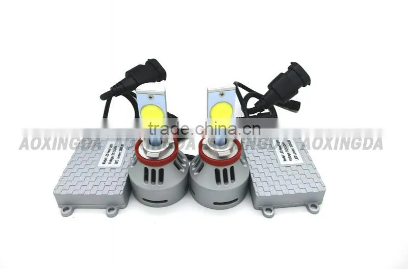 80W 6400LM H9 car led headlight bulb for car and motorcycle