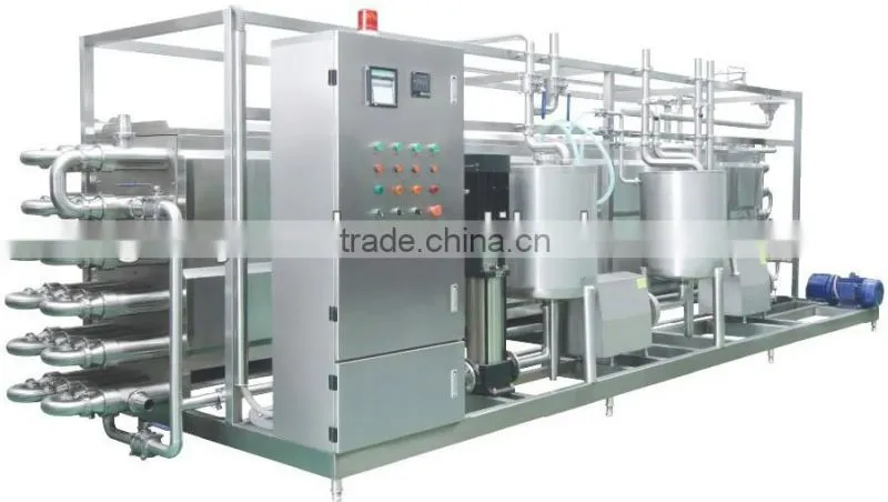 Pasteurized milk processing machine
