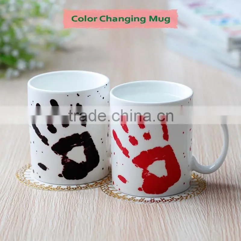 High Quality Ceramic Color Changing Coffee Cup Sublimation Mug