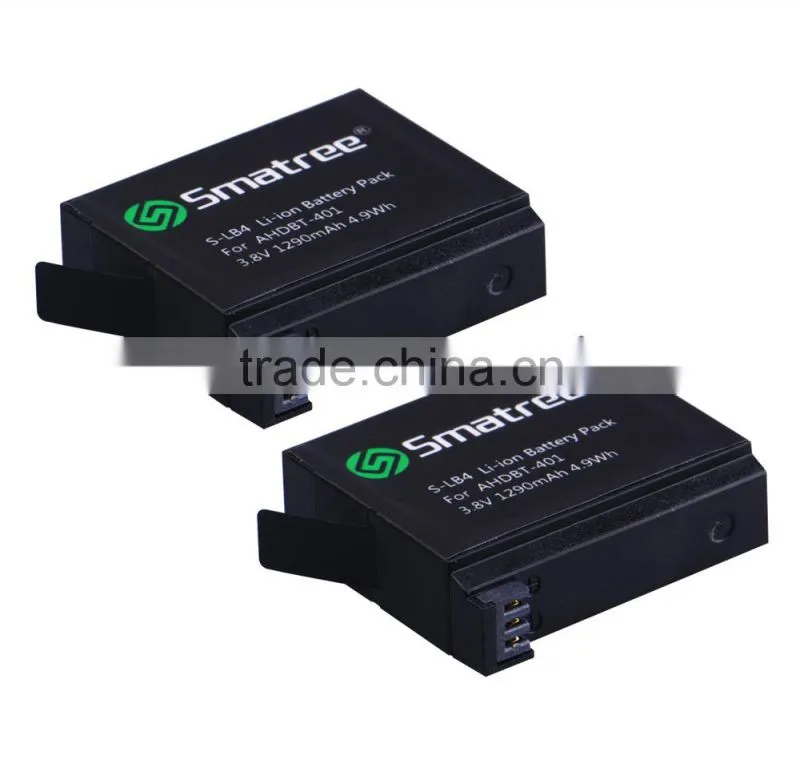 China factory wholesale accessories Gopros SJ4000 dual charger battery kits