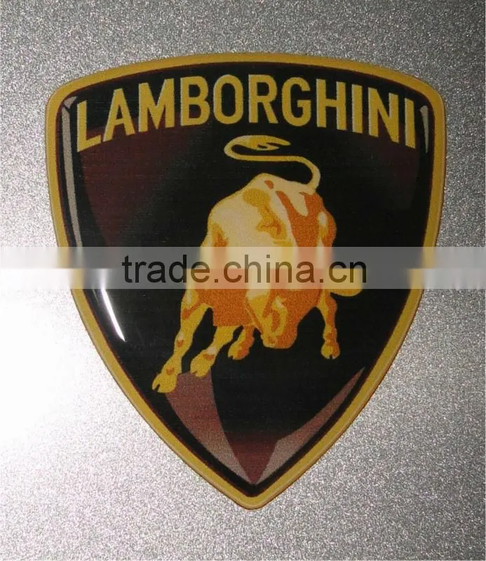Fridge Logo Self Adhesive 3D Resin Doming Sticker