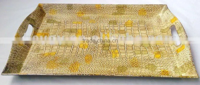 Gold plastic tray,pp plastic tray