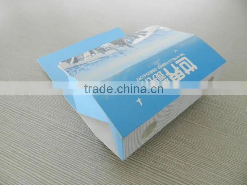 disposable easy taken toy Amplification 3-5 times paper cheap binocular with hanger