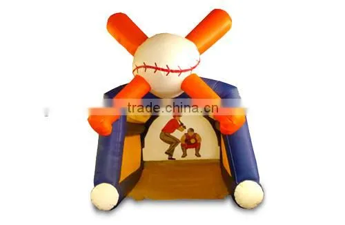 funny inflatable baseball toss,adults game