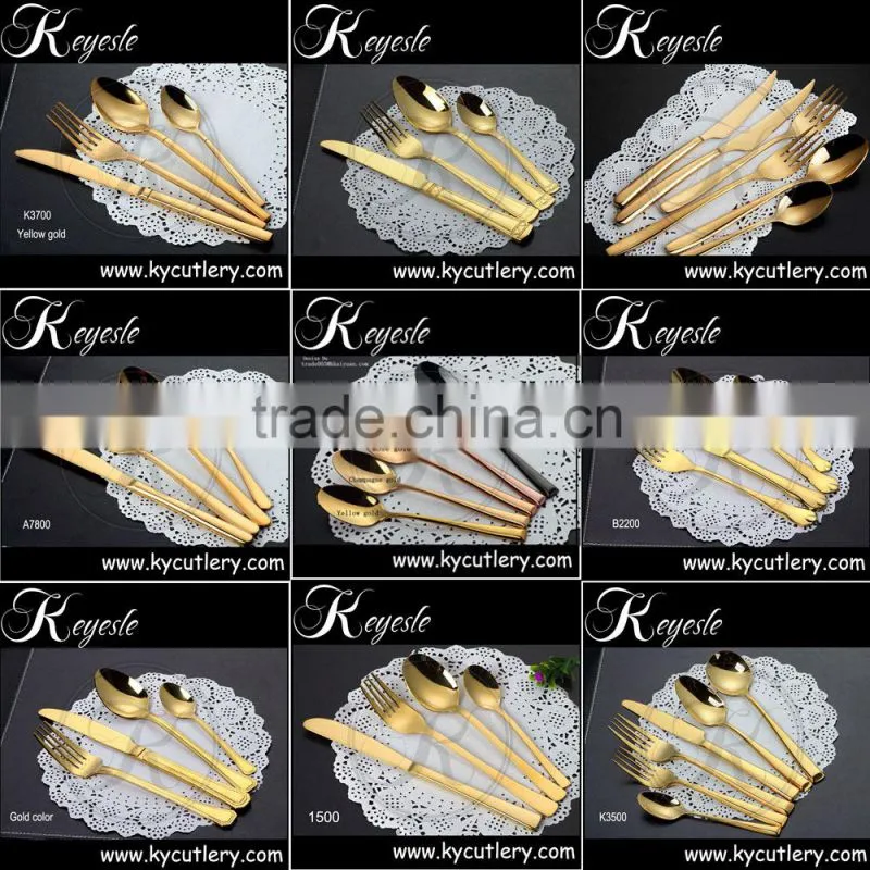 72pcs silver cutlery set,spoon and fork wedding gift