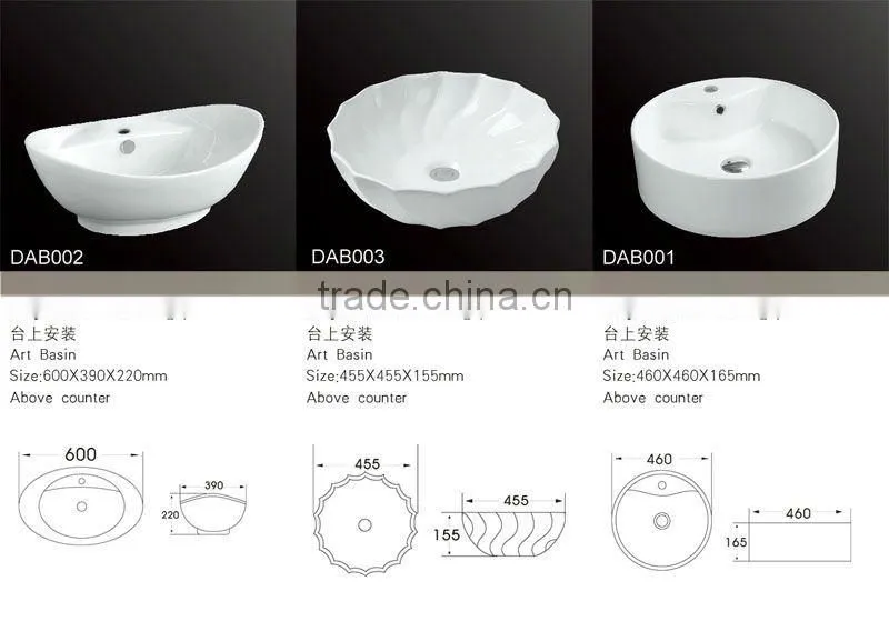 DLO048 Fashionable style Ceramic Kitchen Sink