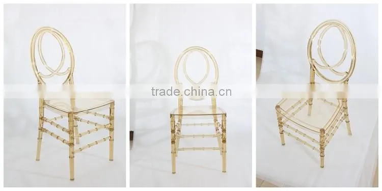 Transparent Crystal Resin Royal Chair Crystal Resin Phoenix Chair