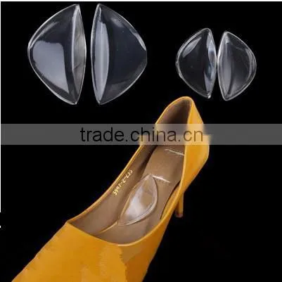 Wholesale high heel arch sopport insoles relief foot pain silicone foot pads