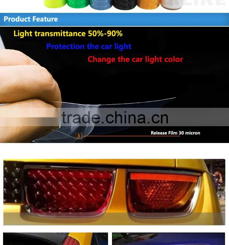 CARLIKE 3D Car Headlight Auto Decoration Vinyl Sticker
