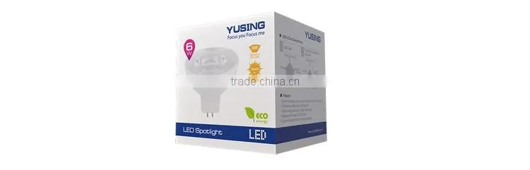 Plastic Cover MR16 Spotlight GU5.3 220V LED 38 Degree MR16 LED Bulb