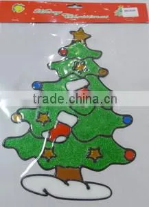 High Quality Santa Claus PVC Sticker For Christmas Celebration
