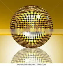 reflect light rotating disco ball 30" 75cm hanging disco mirror ball
