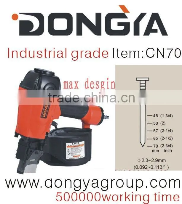 Industrial quality MAX DESIGN CN55 pallet coil nailer