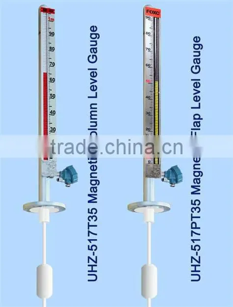 UHZ 517T35 top mounted level measuring instruments for magnetic level gauge PTFE coated without protection tube