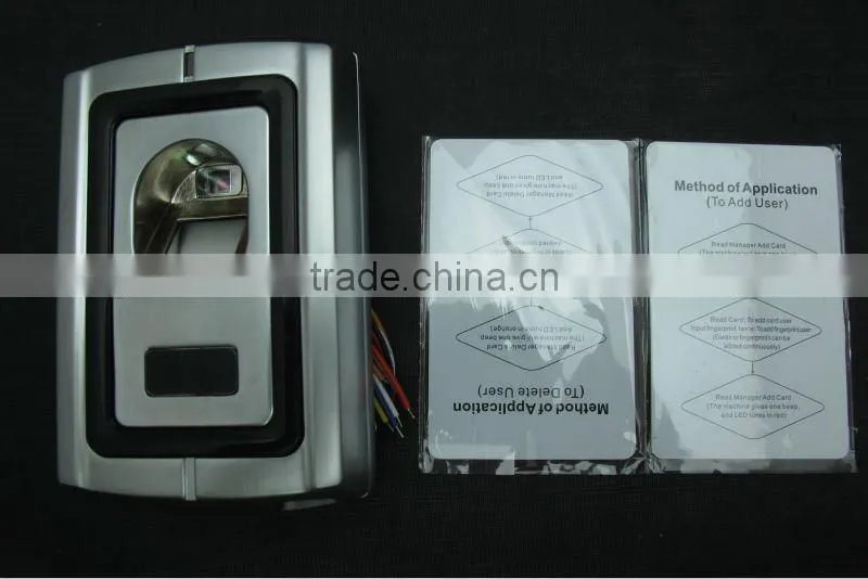 biometric fingerprint reader With IR Remote Control support RFID card cheap price stainless steel materials