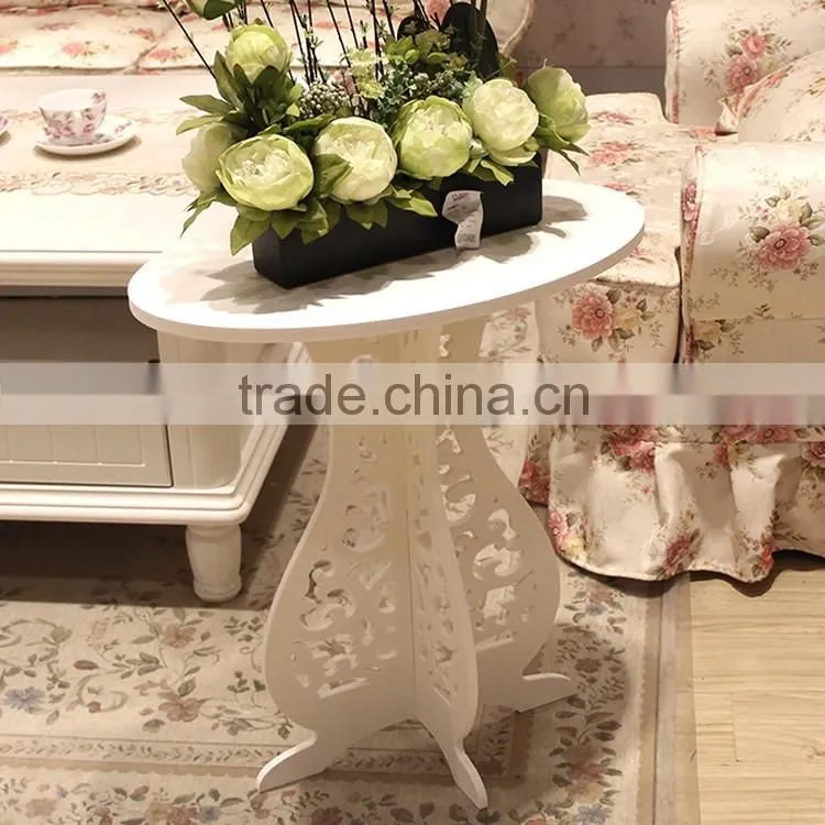 HOME-GJ folding oval Shape Living Room wood coffee table