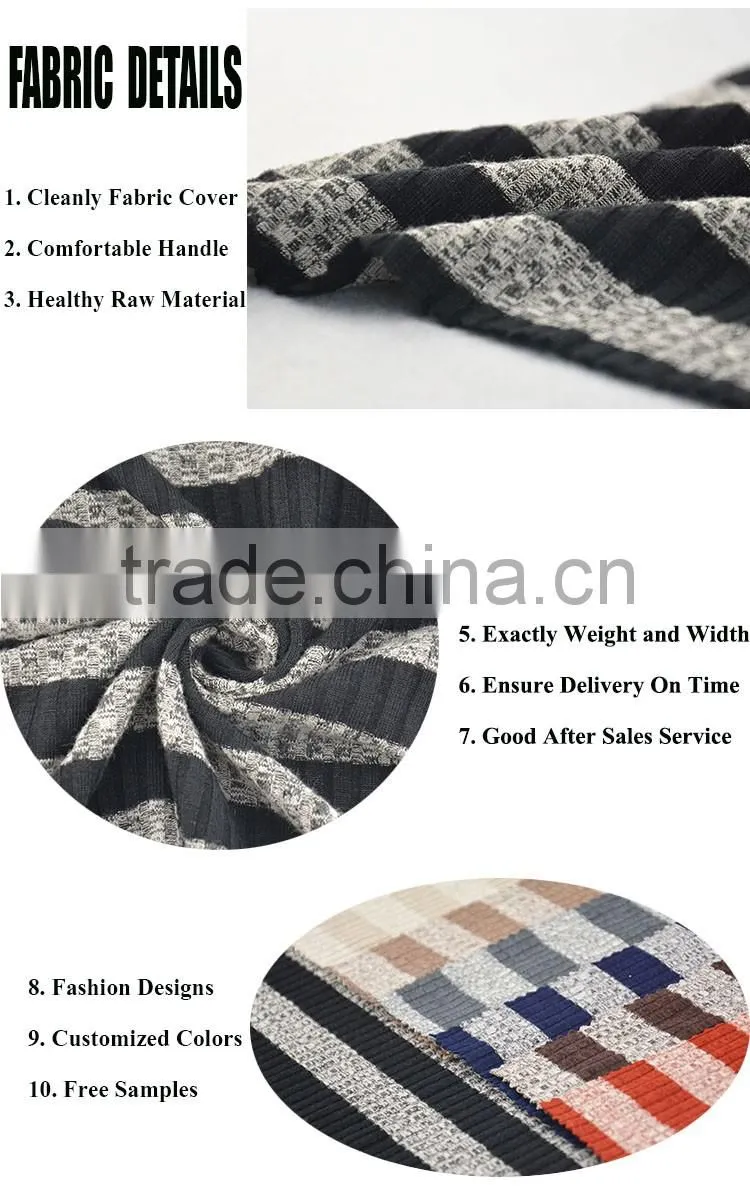 ruched spandex chair covers and yarn dyed elastic waistband by wool rib knitted fabric