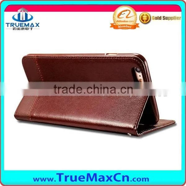 Open Right and Left Leather Phone Case with Holder for Google Nexus 5X Case Cover