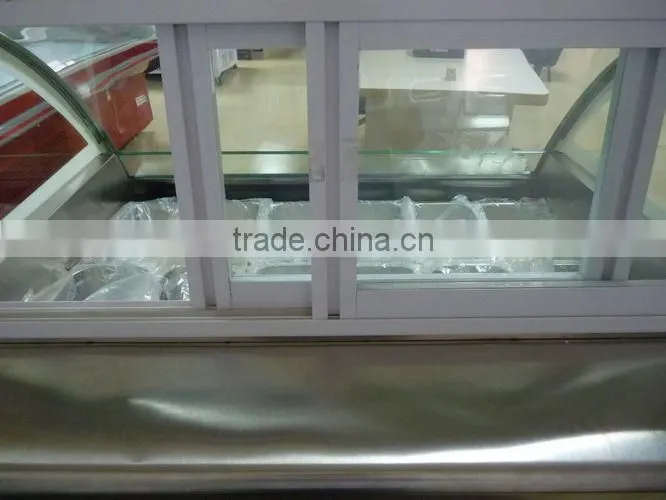 Ice cream freezer showcase mini ice cream display freezer