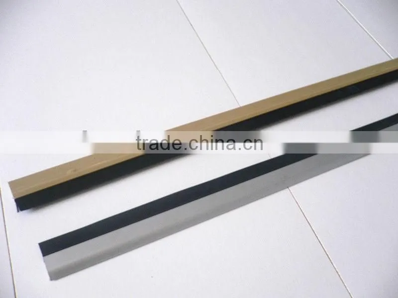 Aluminium holder door bottom brush