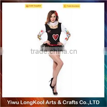 2016 High quality halloween women sexy dance costume black dress sexy costume