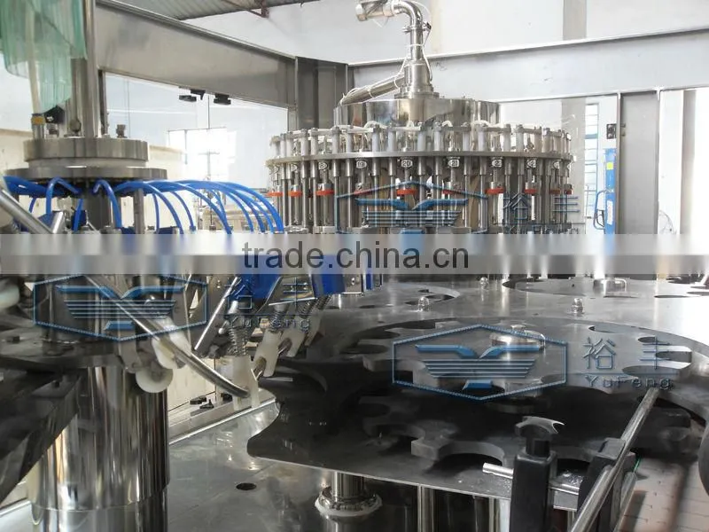 2 in 1 monoblock glass bottle vinegar filling machine / soy sauce filling machine