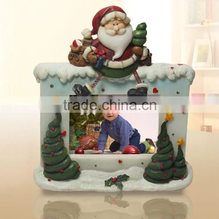 Beautiful decorative resin Christmas photo frame