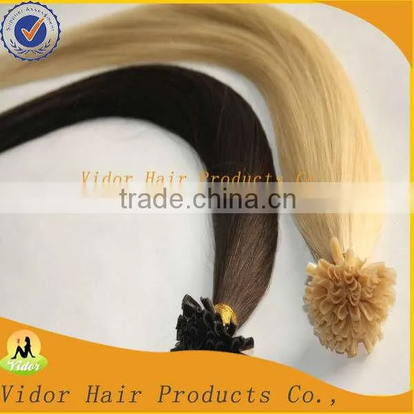 Wholesale U tip Pre-bonded human hair extension