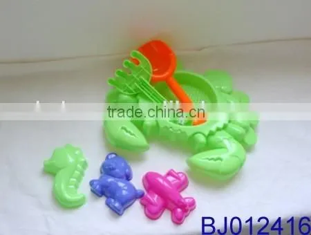 2016 New kids toy cartoon truck with beach toys shovel set