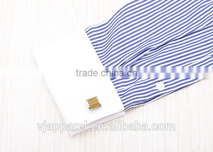 Rectangle Shaped Cufflinks With Grooves