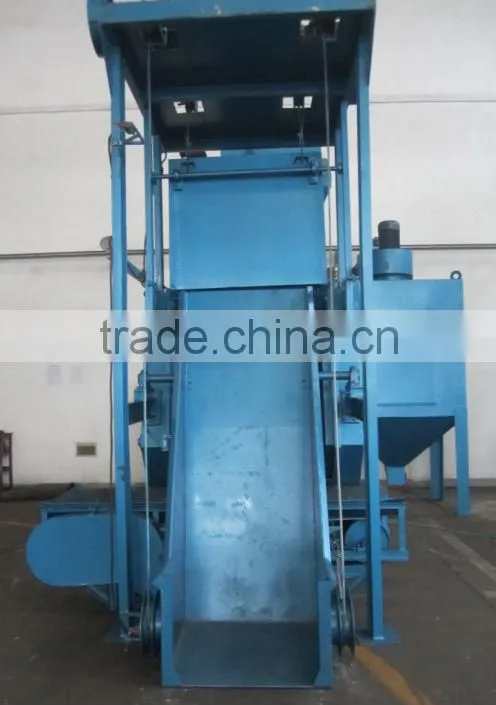High efficiency rubber belt shot blasting equipment /blastrac shot blasting machine