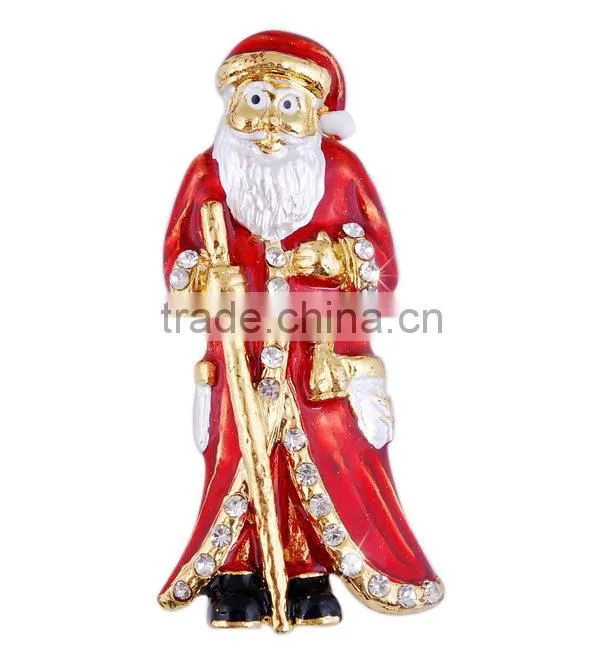 many styles! christmas animal metal brooch for girls