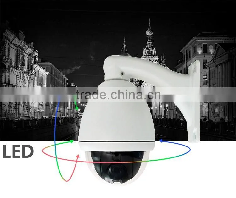 Vitevision vandalproof 10x optical zoom PTZ camera of IR high speed outdoor CCTV dome camera