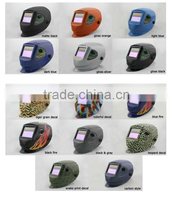 Auto darkening helmet
