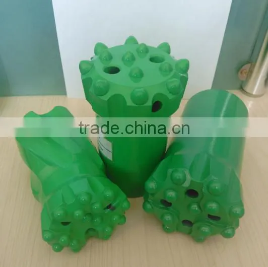 t38 retrac 76mm 89mm thread drilling button bit with spherical and ballistic buttons