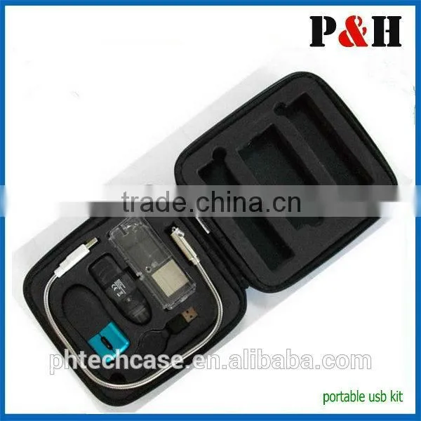 EVA case, USB kit case, portable usb kit, waterproof computer tools set, shockproof laptop accesory travel kits