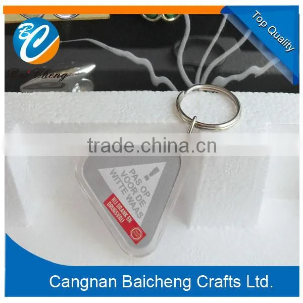 2016 Hot sale acrylic slipper shaped keyring with cheap price