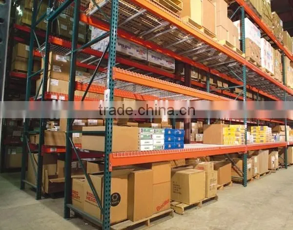 High quality industrial warehouse storage teardrop pallet racking system