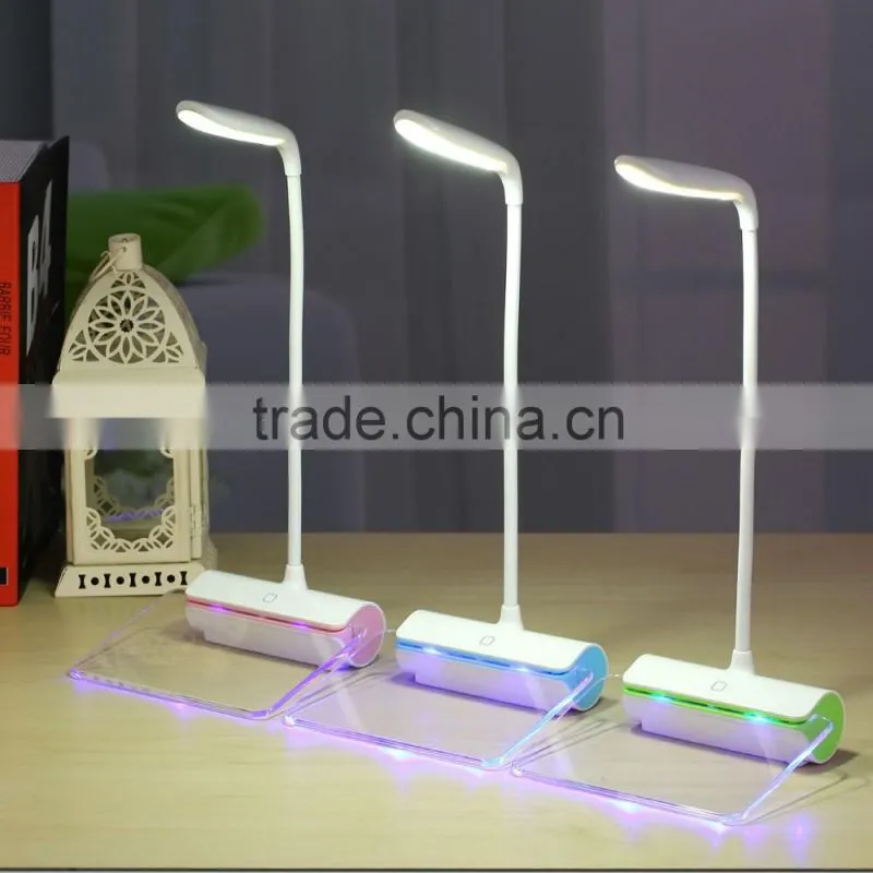 Hot Selling Brightness Adjutable Students Desk Lamp With Message Boards Function
