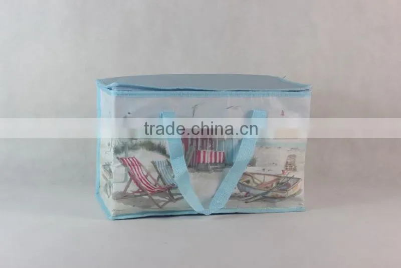 High Quality Custom Cheap Reusable Wine Bag Water Bottle Cooler Bag