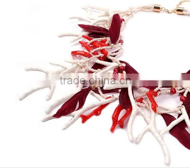 European Style Exaggerate Antlers Handmade Choker Necklace