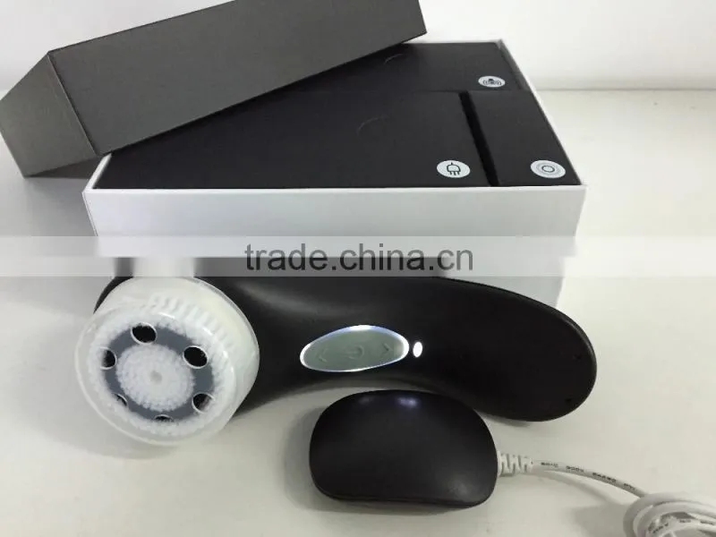 Rechargeable waterproof sonic facial brush facial cleansing brush