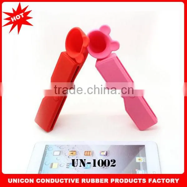 Newest fashion silicone horn speaker stand