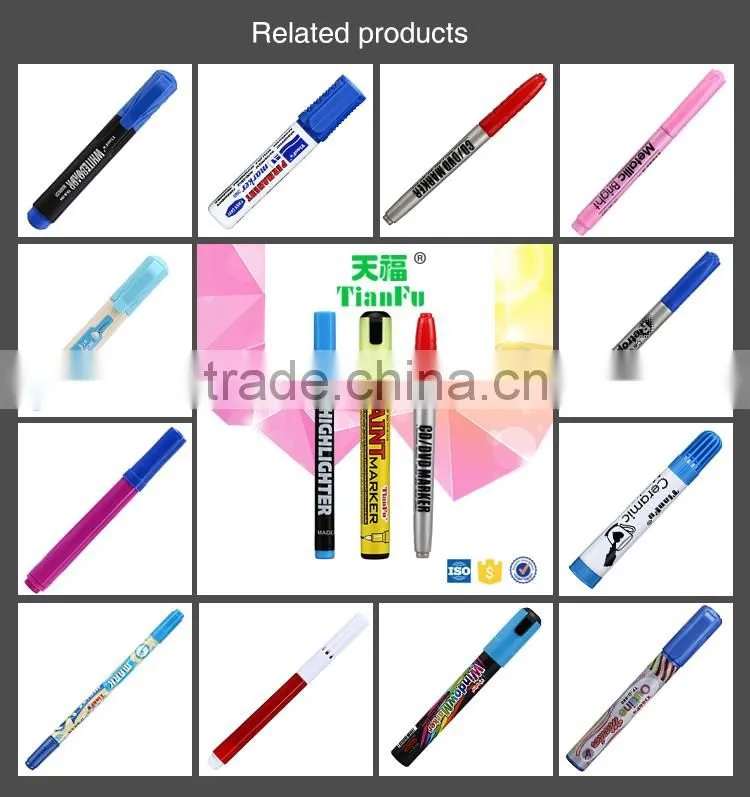 factory direct Waterproof Ink permanent alcohol marker pen