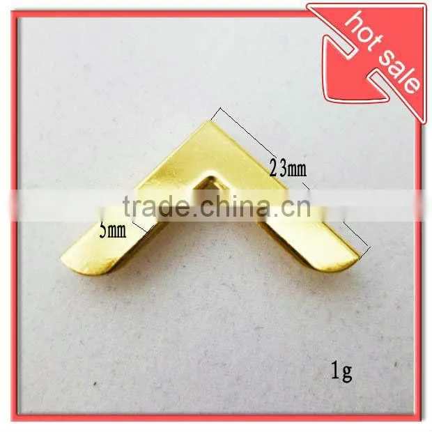 23*5*5mm silver metal bag corner,handbag,notebook corner,bag accressories