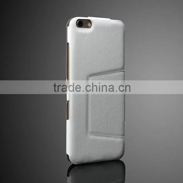 Elegant design ultra thin flip open stand leather case cover with embossed flower mobile phone leather case