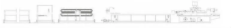 plastic doors sealing strip production line/PVC window sealing machine line