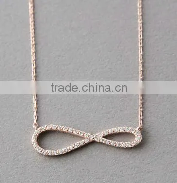 2013 New 925 Sterling Silver Infinity Necklace ,925 Silver Infinity Necklaces,925 Silver Infinity Necklaces Jewelry