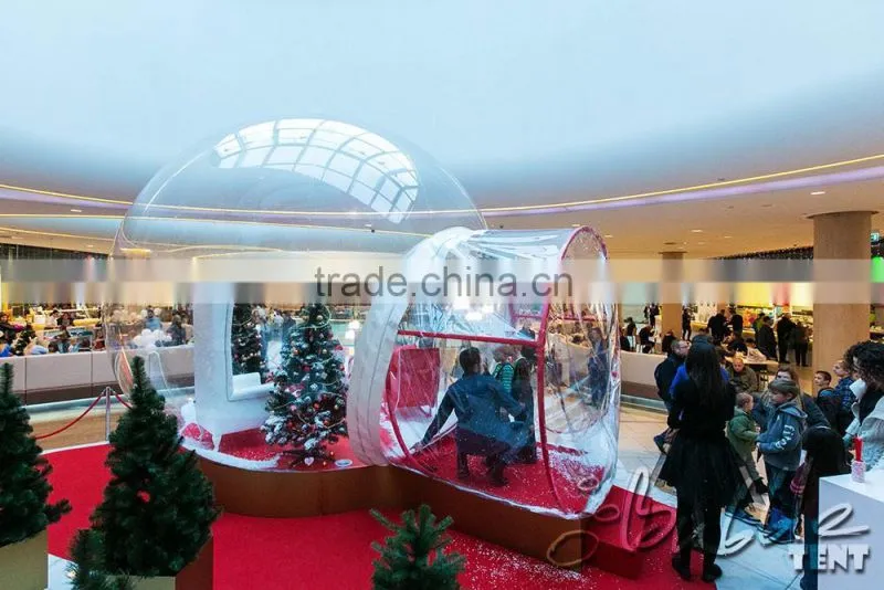 Clear transparent bubble tent for exhibitions