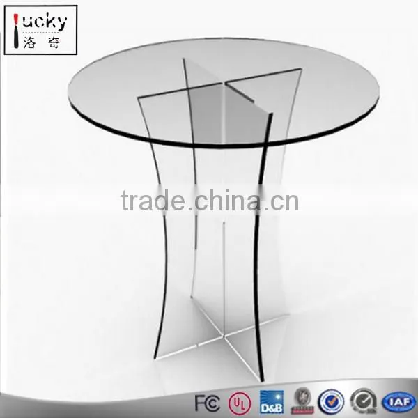 Shenzhen manufacture wedding reception desk custom size shape speech desk/table